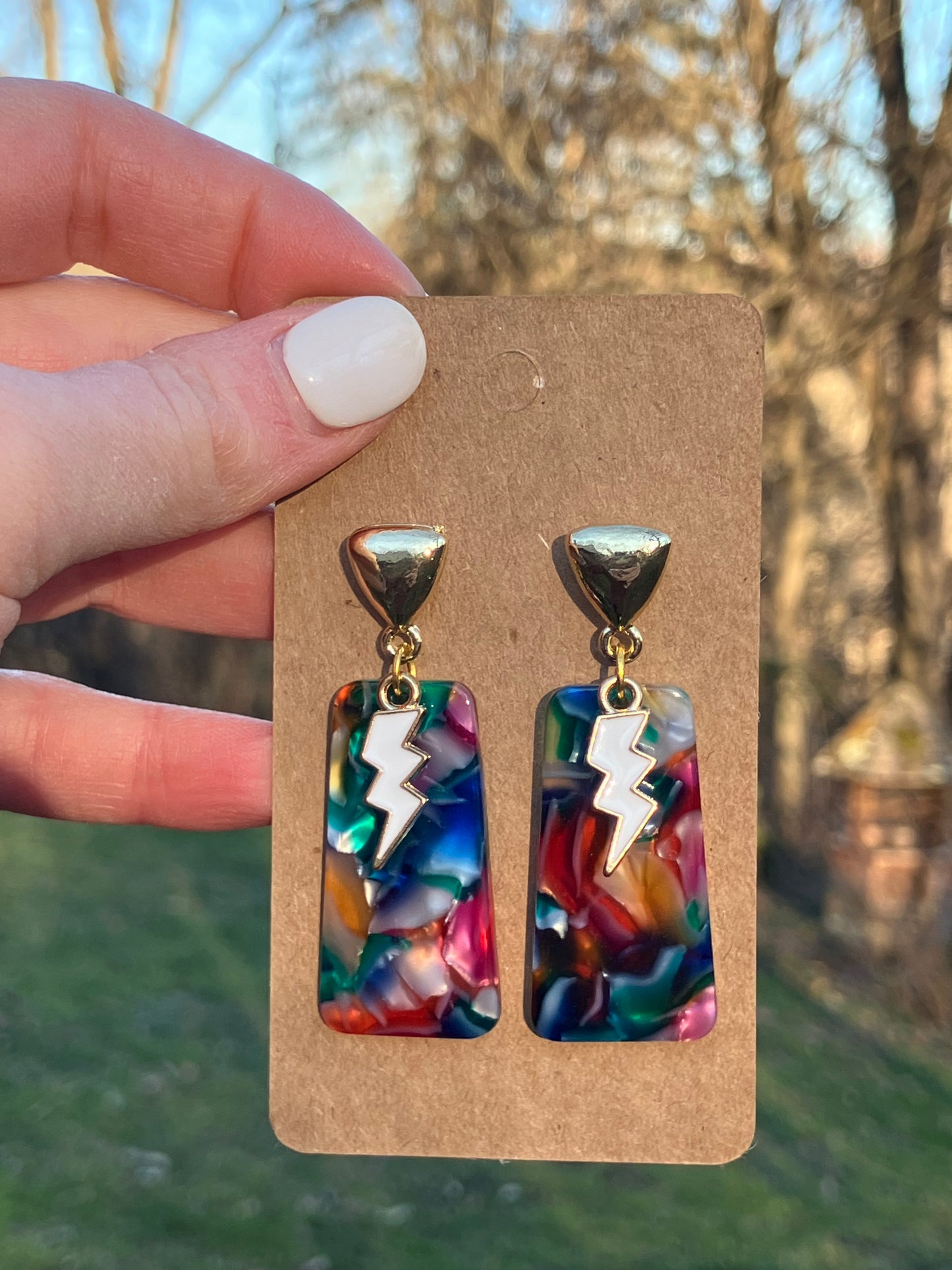 Bolt of Inspiration Earrings