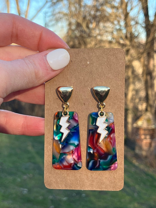 Bolt of Inspiration Earrings