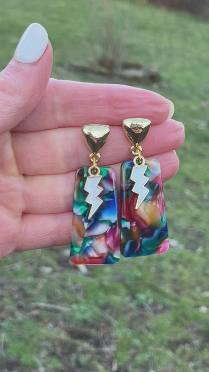 Bolt of Inspiration Earrings